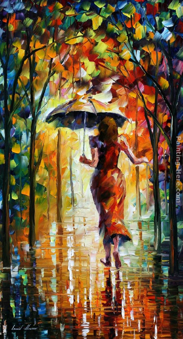 THE LOVE FLIGHT painting - Leonid Afremov THE LOVE FLIGHT art painting